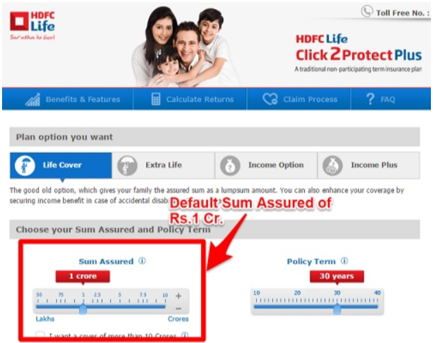 term insurance for 1 crore policy why people take?