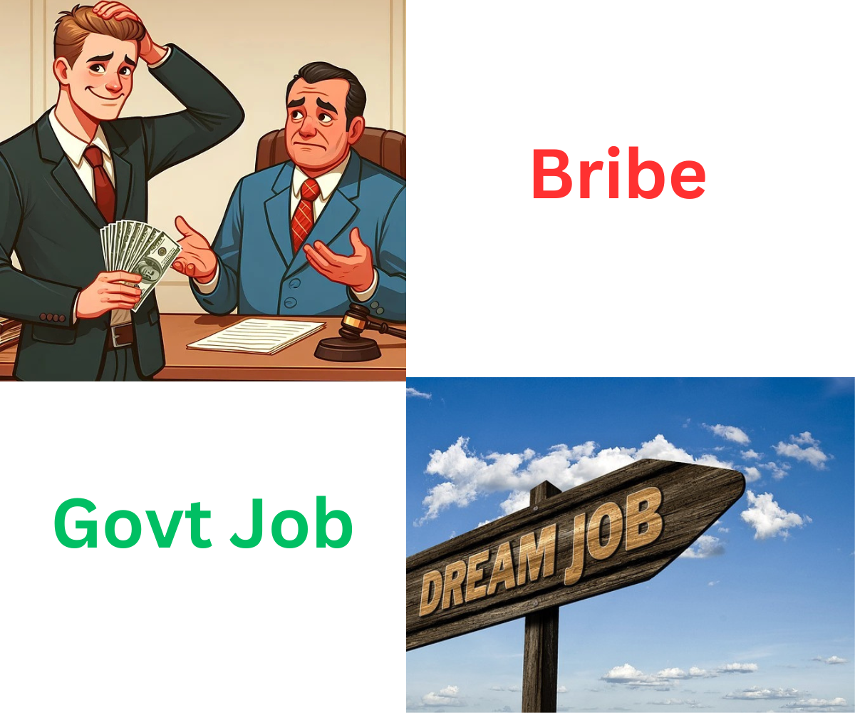 Bribe for Government Job